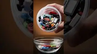 Game Controllers Drop Into Glass Bowl &ndash; Cinematic ASMR Impact