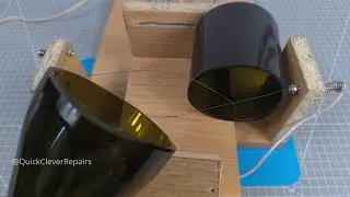 How to Make a Simple Glass Bottle Cutter: Nichrome Wire & Particleboard