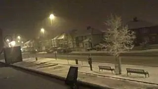 ballyfermot dublin cold night  -8    8 january 2010