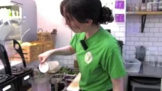 Juice Garden make a delicious acai bowl with homemade granola