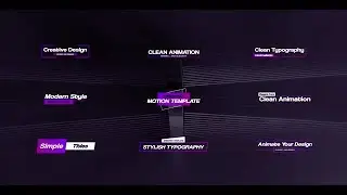 Elegant Minimal Titles After Effects Templates
