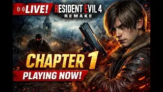 Resident Evil 4 Remake Live Gameplay part 1 Road to 1200 Subs #livestreaming #residentevil4