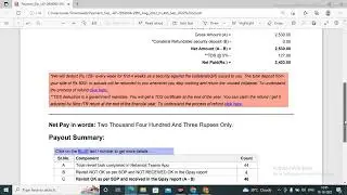 Revisit Pay Slip (Kannada)