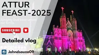 Attur church Feast - 2025 Detailed Review🎆🎊