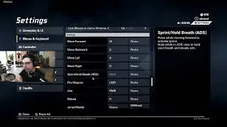 Shroud's XDefiant sens/keybinds!