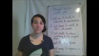 Learn American English. Phrasal verbs with Put
