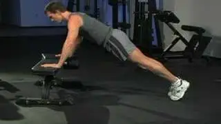 Flat Bench Push-ups