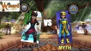 GRANDMASTER DEATH VS MYTH | Wizard 101