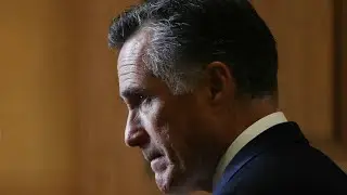 Romney breaks ranks with Republicans and votes to convict Trump