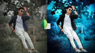 New Snapseed Moody Blue Effect Creative Editing | Background Photo Editing 2021