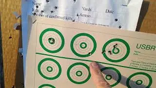 First shots to season the barrel. Kidd 20
