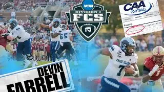Devin Farrell highlights.  Rhode Island Rams vs Elon Phoenix  Top 5 FCS Quarterback in 2025 ☄️