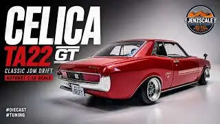 Classic JDM Drift Toyota Celica TA22 'Autoart' 1:18 #diecast #tuning