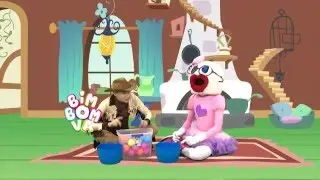 Los números en la casita de las muñequitas