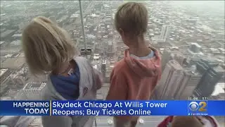 Skydeck Chicago At Willis Tower Reopens Friday