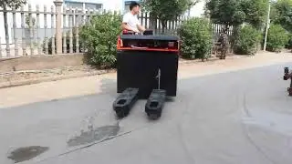 5-10ton electric pallet truck with EPS AC motor for side standing type for warehouse and container