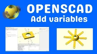 Openscad add variables