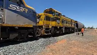T386, 4829, S311 & T381 Bogan Gate West NSW  Tue 06th Jan 2025  1220hrs 8876