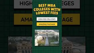 Top MBA Colleges with Low Fees , High ROI colleges & Amazing package || #ytshort #mba #2024  #mba