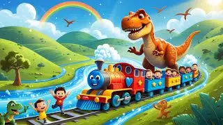 Magical Dinosaur Train Adventure with Jalpari | Kids Story Time Fun ❤️