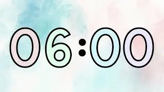 6 Minute Summer Pastel Timer
