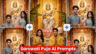 Google Gemini Sarswati Puja 2026 Ai Photo Editing Prompts | saraswati Puja Ai Photo keise bnaye 