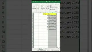 How to change date format in Excel #shorts #youtubeshorts | Tech Knowledge Tutor