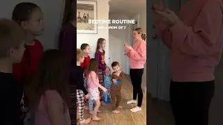 Bedtime Routine with a Mom of 7 #momlife #eveningroutine #bigfamily #family #familylife #familyvlog