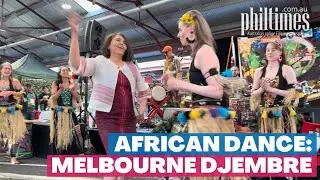 African Dance Melbourne Djembre at Pasko Sa Melbourne Multicultural Event