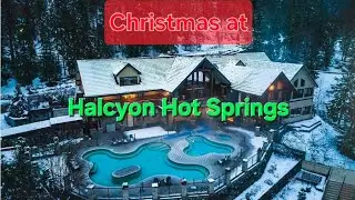 Christmas at Halcyon Hot Springs! #bc #halcyonhotsprings #Christmas 