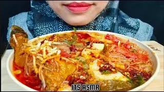 KUAHNYA GURIH💥 ASMR LONTONG SAYUR AYAM RENDANG | PRAY FOR ACEH