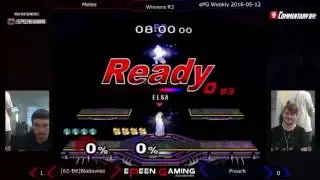 Smash @ TTH - [62-Bit]Bladewise (Peach) Vs. Preach (Fox) (Winners R3) - Melee