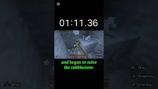 How fast can I get a cooked cod in Minecraft. #minecraft #speedruning