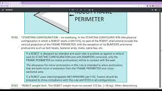 FRC 2022 Robot Rules Overview