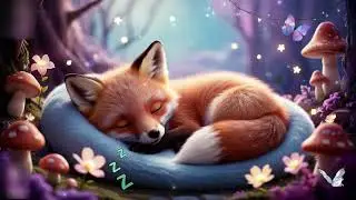 🦊 Little Fox Dreams | Relaxing Sleep Meditation Music for Babies & Kids 🌙Soothing for Deep Sleep 🌲✨