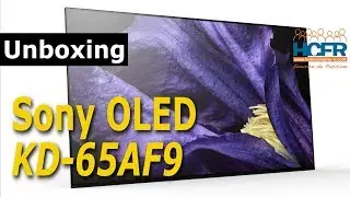 HCFR Sony KD-65AF9 unboxing