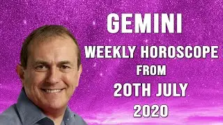 Gemini Weekly Horoscope from 20th July 2020