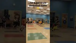 First and Second Grade Basketball Game