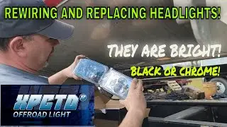 INTERNATIONAL RESURRECTION PT4 REWIRING AND REPLACING HEADLIGHTS WITH LEDS!