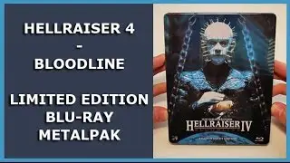 HELLRAISER 4 - BLOODLINE - LIMITED UNCUT BLU-RAY METALPAK UNBOXING