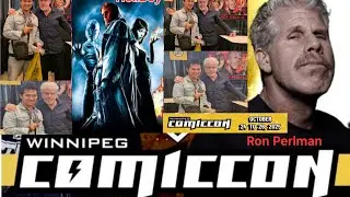 Comiccon Winnipeg Canada with Ron Perlman