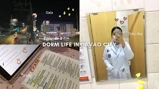dorm life in Davao City Ep. 2 | Medtech duty👩🏻&zwj;⚕️, study📚, gala ✨