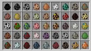 🥚 All Minecraft Spawn Eggs Showcase! (Every Mob Egg Explained)