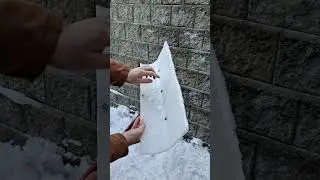 Убрать вдвое больше снега вдвое проще #снегоуборщик #зимниелайфхаки