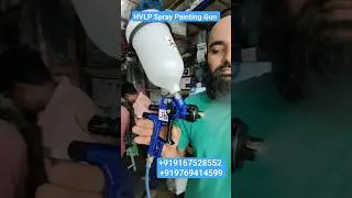 HVLP Spray Painting Gun| Paint Spraying|Car Painting #carpaintpolish #carpaintjob #spraypaint #tools