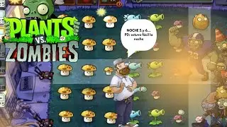 Plantas vs Zombies Gameplay Mobile - Walkthrough Noche 
