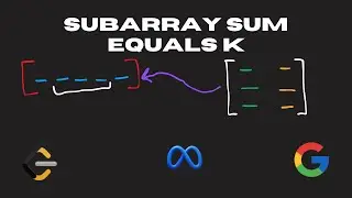 Subarray Sum Equals K || Leetcode 560 || EASY APPROACH || COMPLETE EXPLANATION