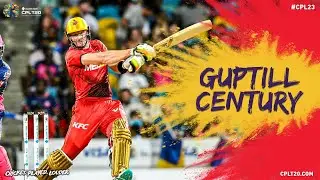 Martin Guptill BLASTS the First Century of this Year's Tournament! | CPL 2023