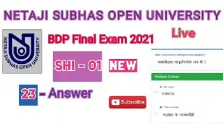 NSOU BDP live SHI - 1 Final Exam 2021