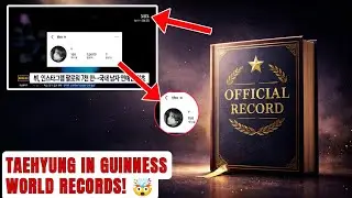 CURRENTLY 🔴Guinness World Records Confirms Taehyung’s 70M Instagram Achievement